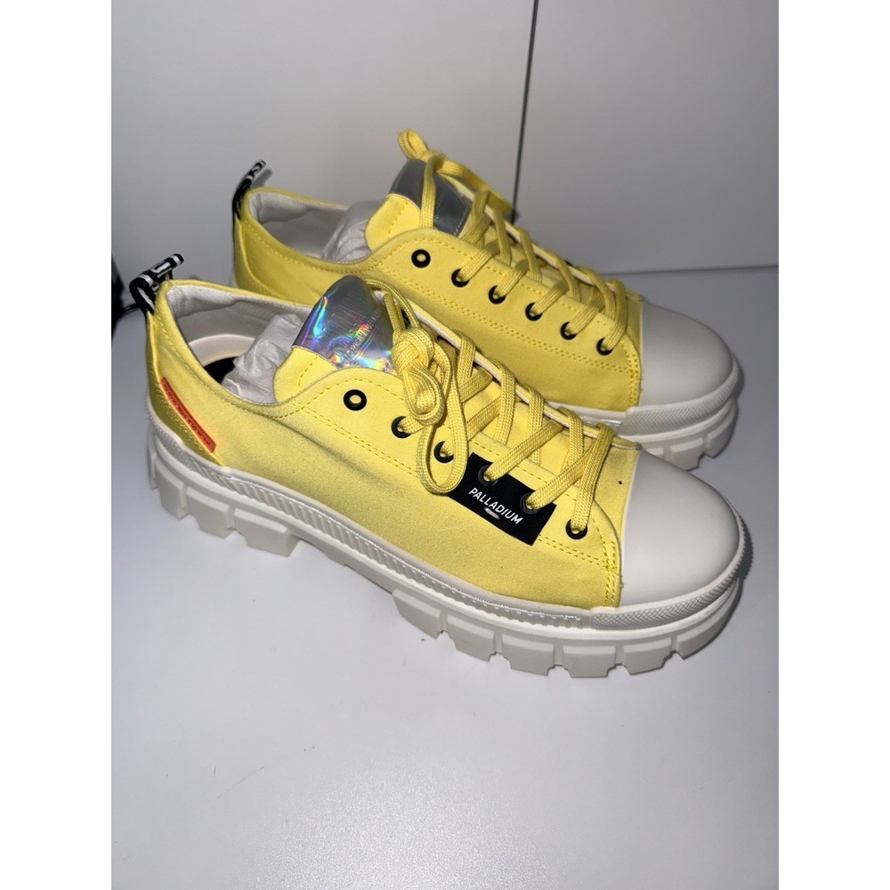 Palladium Women's Revolt Lo TX Aurora Yellow Shoes‎ Chunky Women's Size 10 NWOB